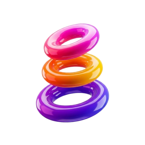 Decorative 3D Rings